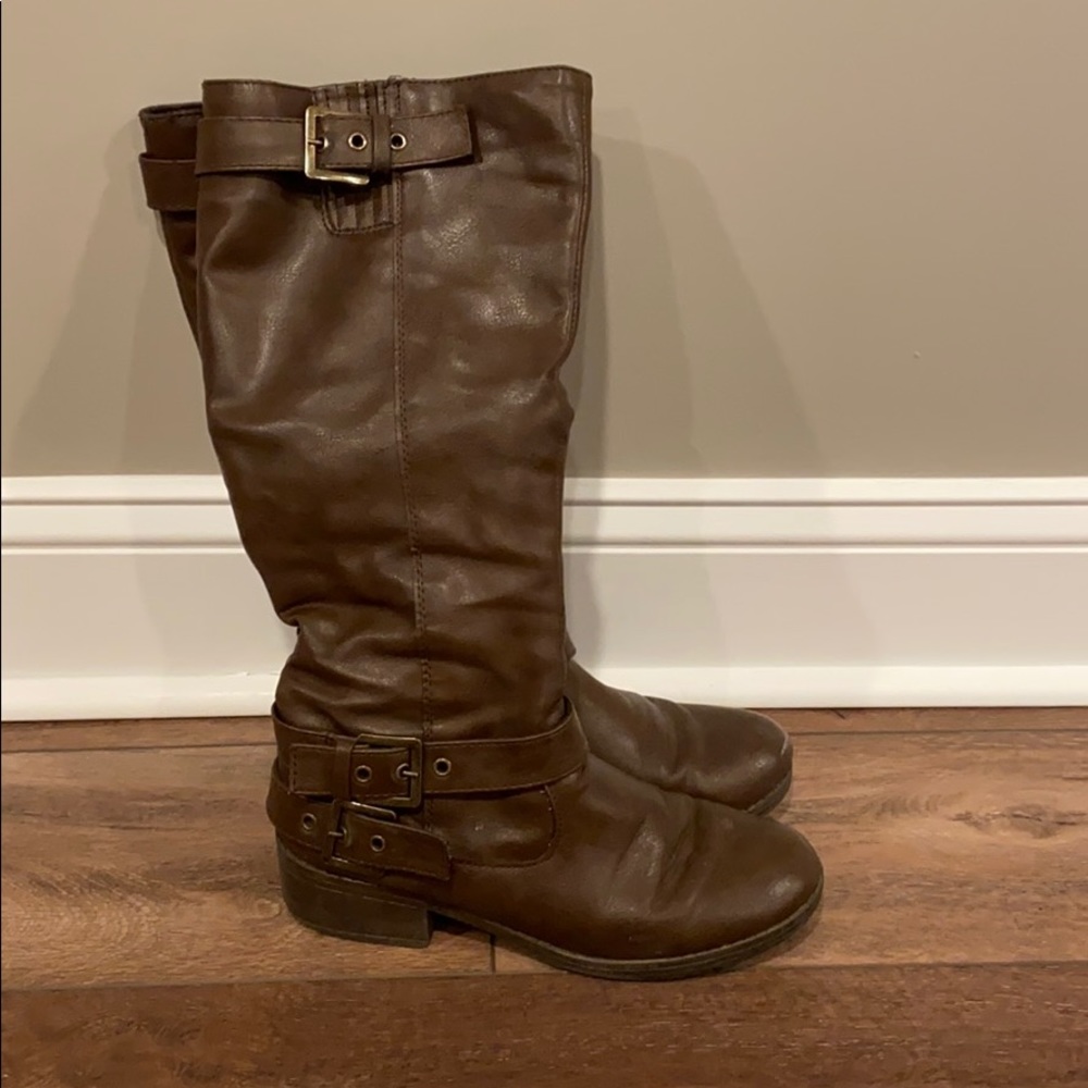Brown Leather Boots